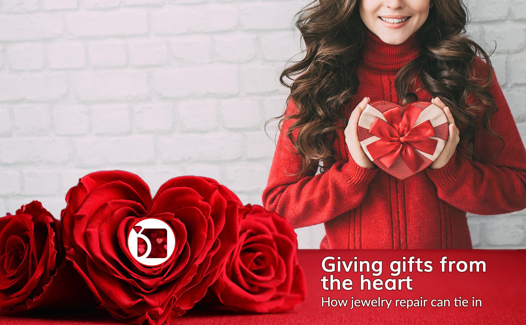 Image Showing Red Gift Of The Heart