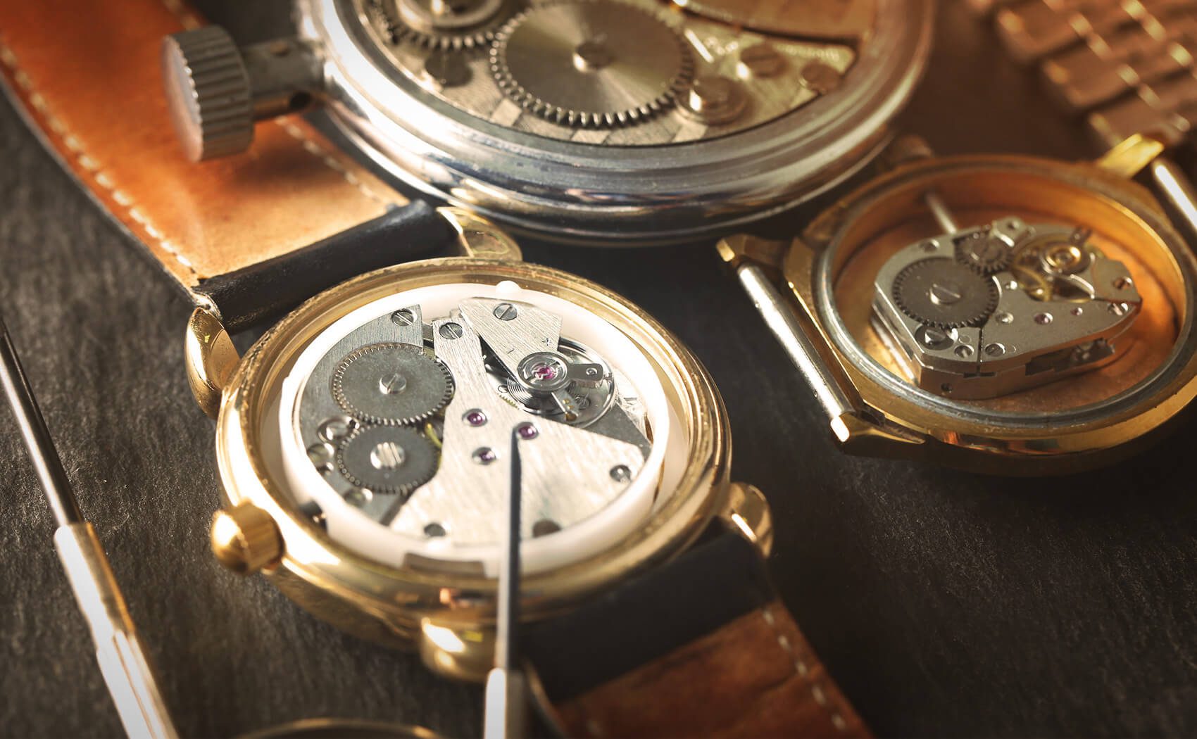 Image Showing Wristwatch Repair in Action