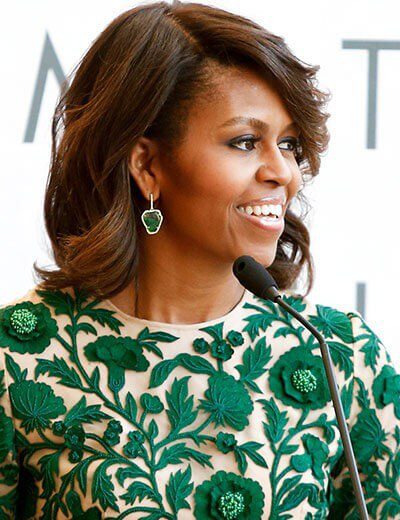Michelle Obama Image showing Michelle Obama wearing first lady jewelry