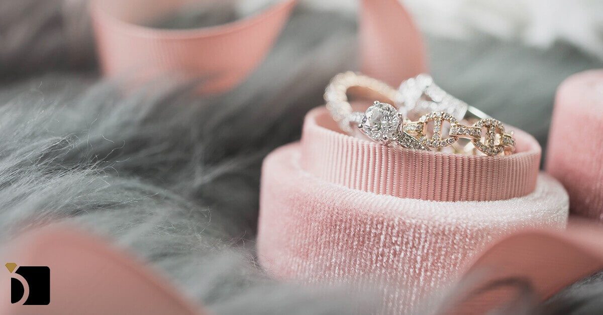 Image Showcasing Valentines Day Jewels Gray Diamonds