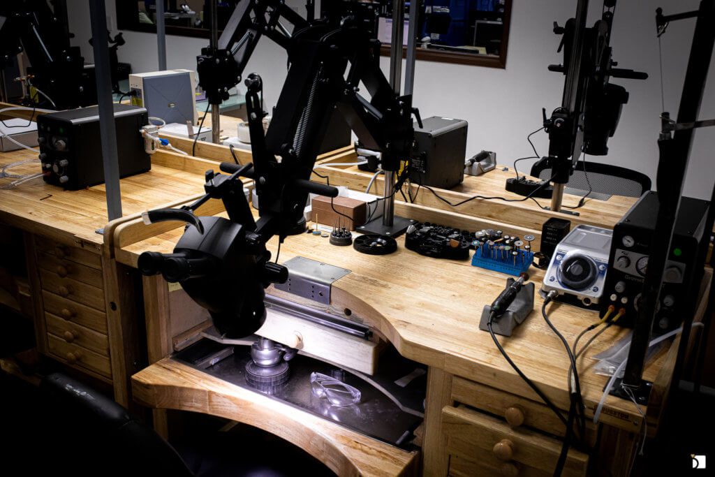 Image showcasing My Jewelry Repair Setting Lab Desk Setup