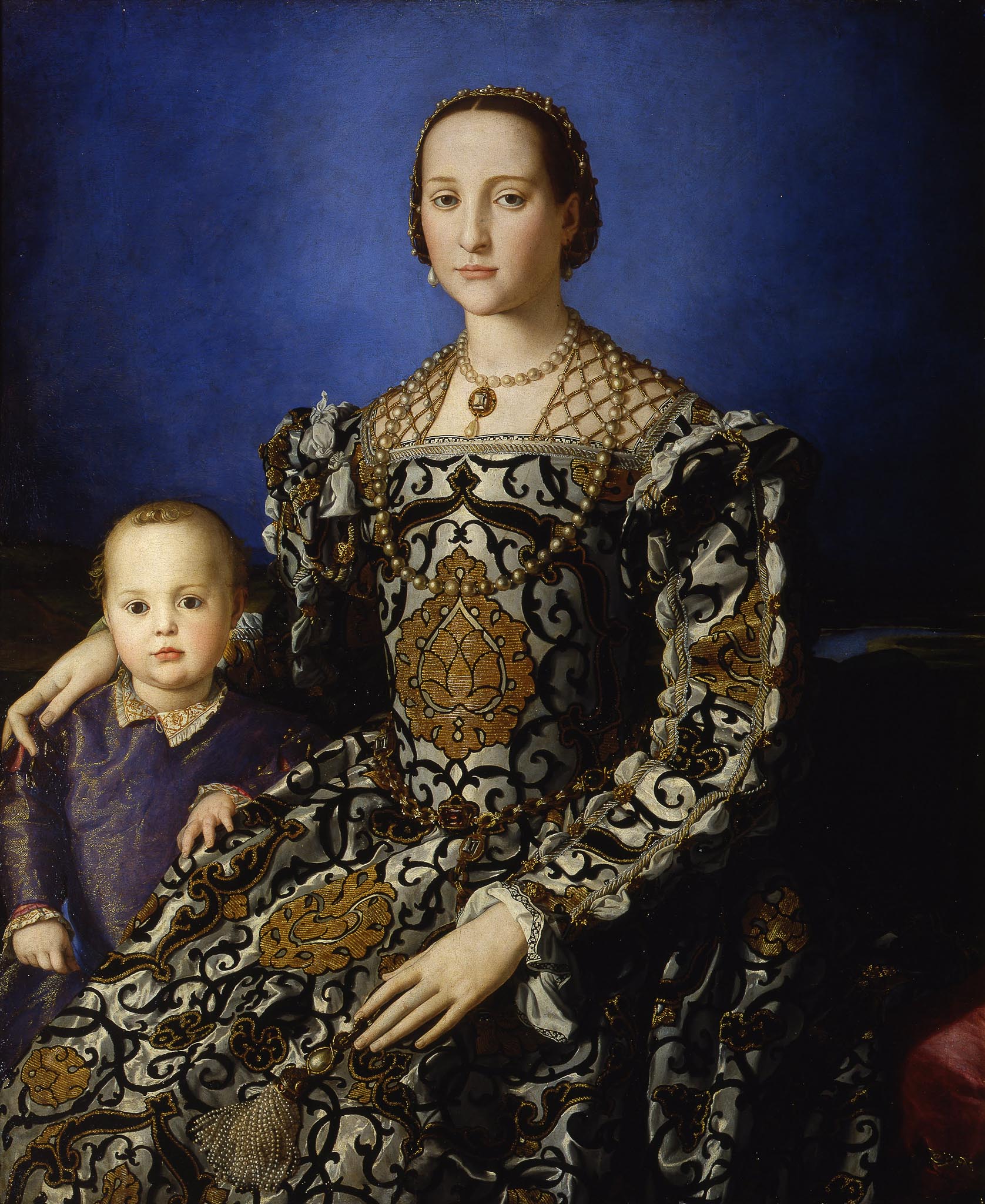 Image showing the painting: Eleonora of Toledo with Her Son Giovanni