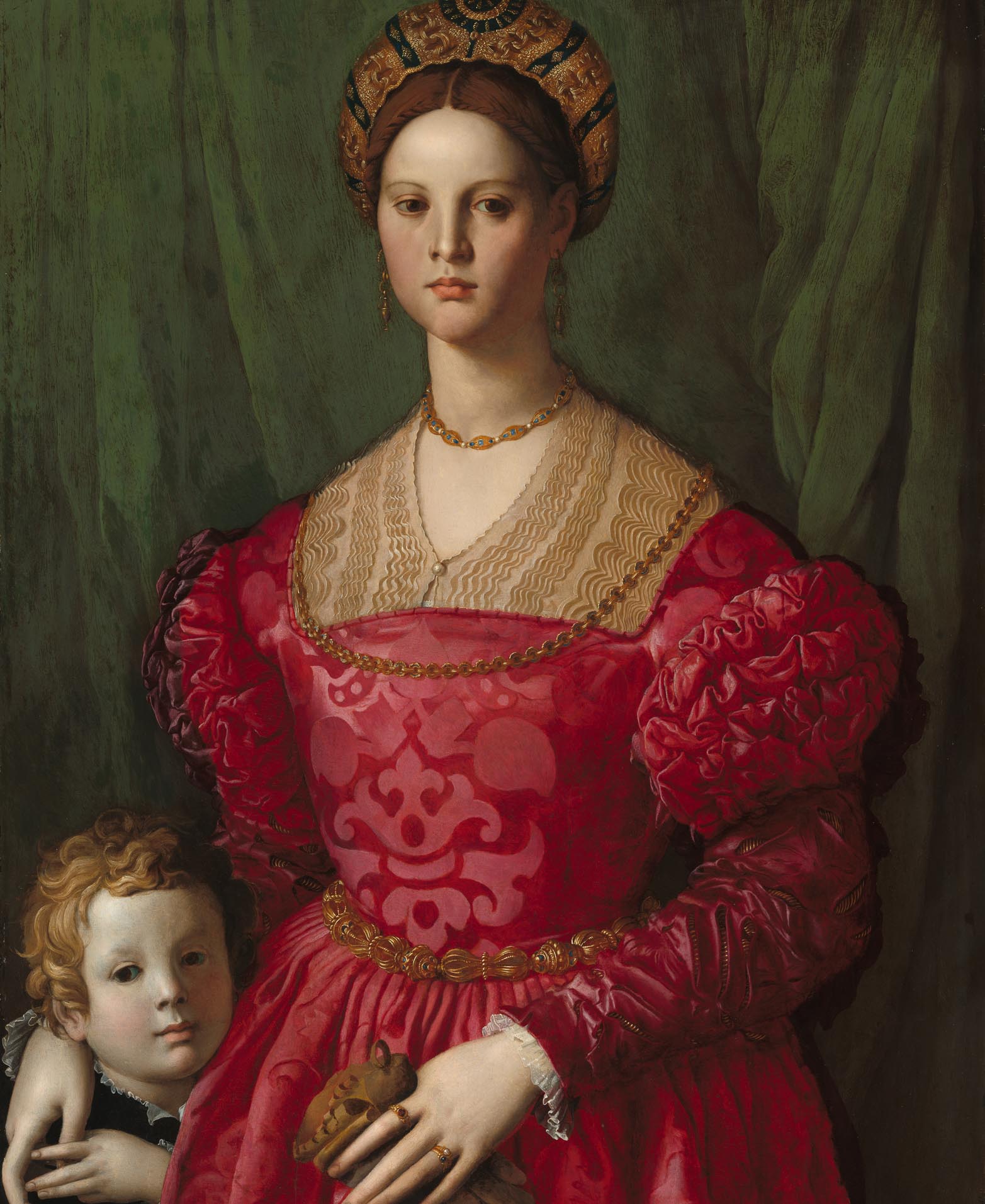 Image showing the painting: A Young Woman and Her Little Boy