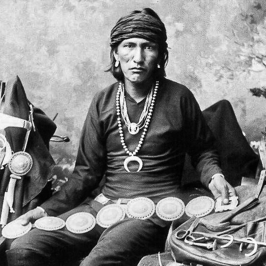 Image showcasing Navajo Silversmith, 1883