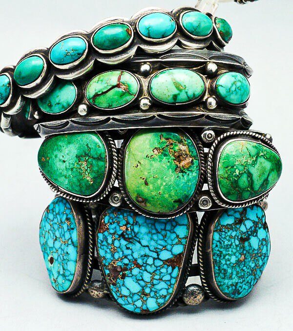 Image showcasing Navajo Turquoise Bracelets