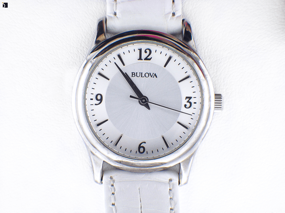 Image Showcasing a Bulova Watch Timepiece After It Gets Restored with a Watch Band Replacement