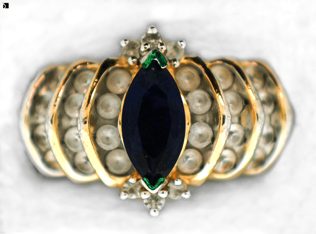 Image Showcasing a Gold Ring Before It Gets Refurbished and Reshapen