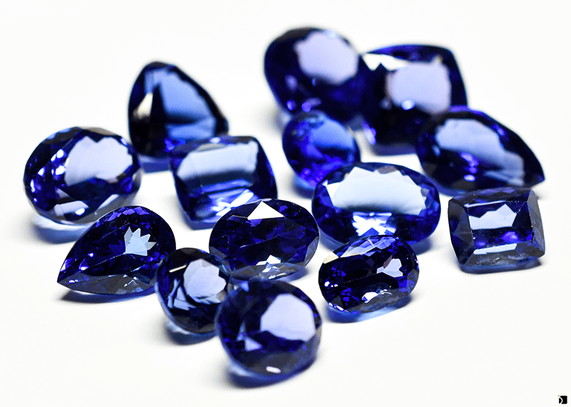 Image Showcasing Loose Tanzanite Replacement Gemstones