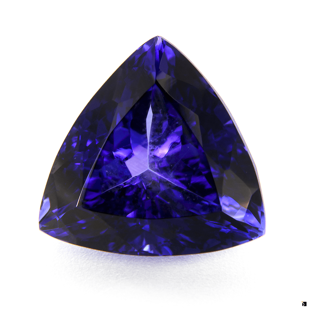 Image Showcasing Single Loose Tanzanite Trillion Replacement