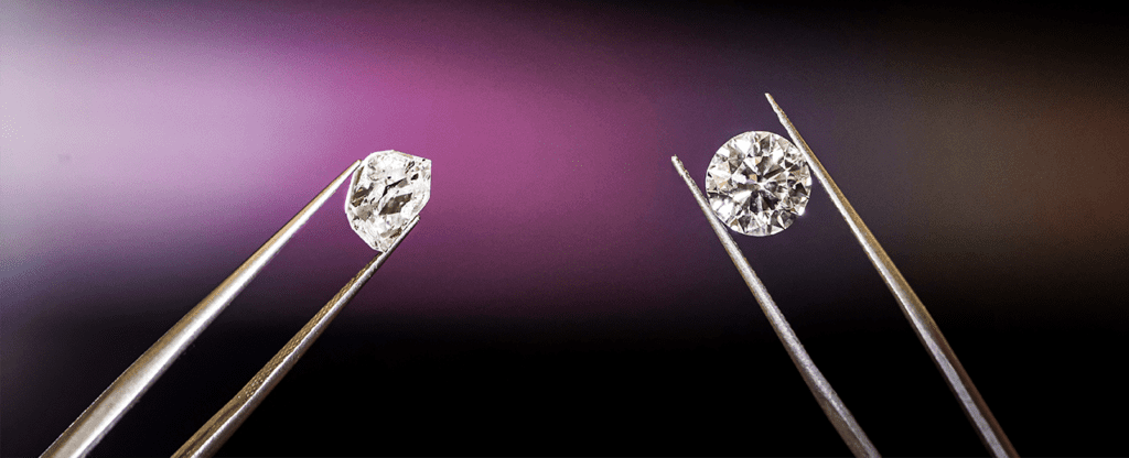 Image Showcasing Natural Versus Lab Grown Diamond Feature Image