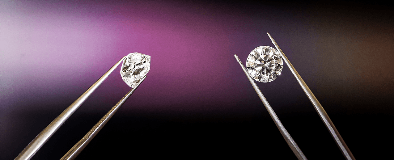 Image Showcasing Natural Versus Lab Grown Diamond Feature Image