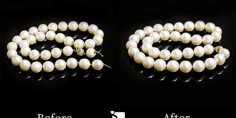 Image Showcasing Before & After #112 of Pearls Getting Premier Necklace Repair Services by Master Jewelers