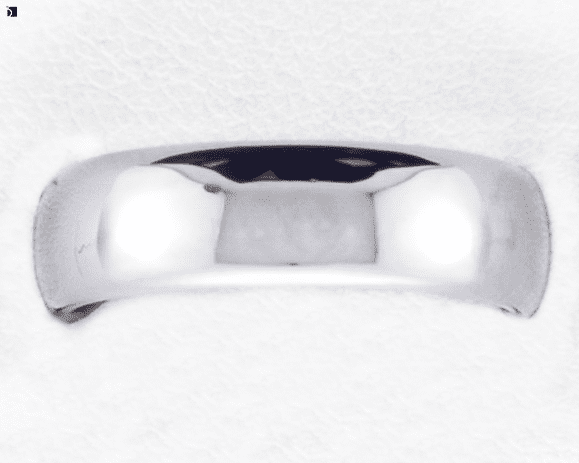 Image Showcasing After #5 Side View of a Platinum Ring Getting Premier Ring Repair Services by Master Jewelers