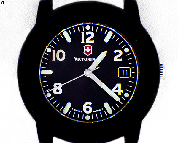 Image Showcasing After #6 of a Victorinox Watch Timepiece Getting Watch Restoration by Certified Watchmakers