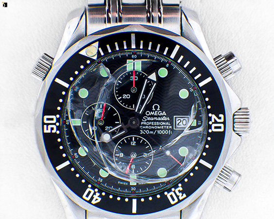 Omega seamaster best sale crystal replacement