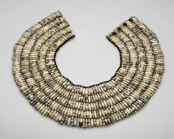 Image Showcasing East African Laced Paper Beads Collar Necklace