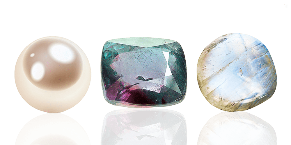 Moonstone & Alexandrite Necklace, June Birthstone Jewelry – Fine and Flux  Jewelry