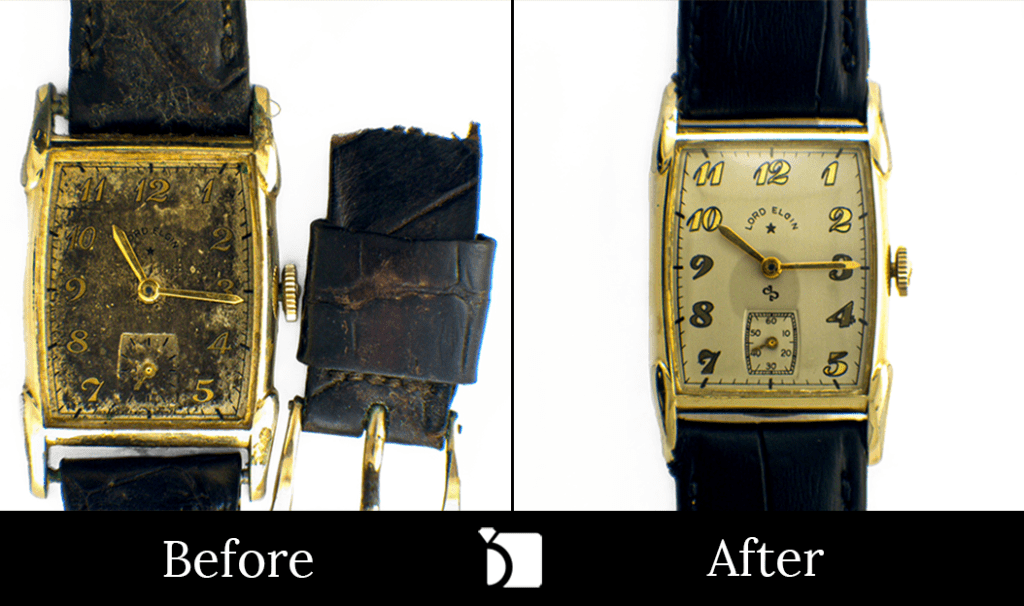 Antique outlet watch restoration