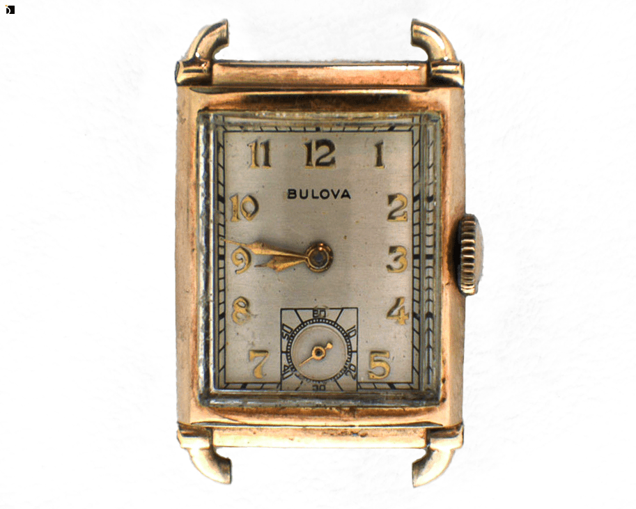 Before #28 of a Unrestored Bulova Vintage Watch Timepiece