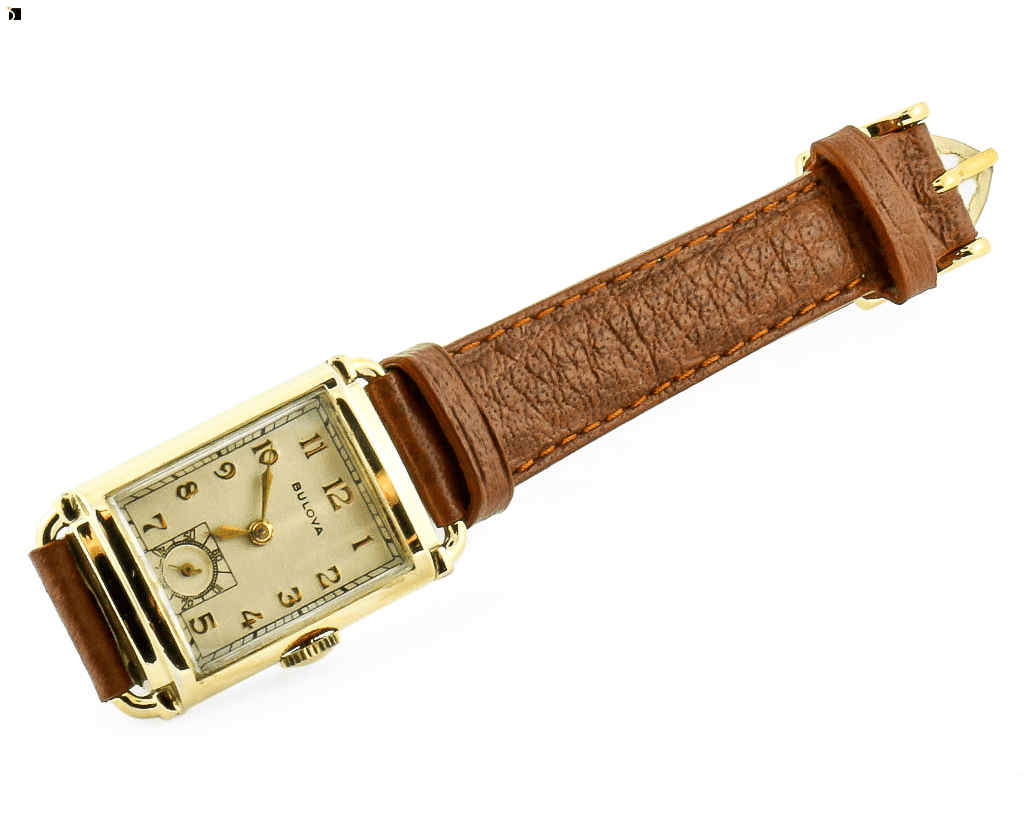 After #28 Angle of Restored Vintage Bulova Timepiece