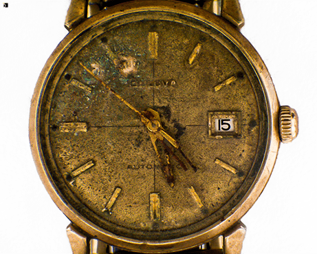 Before #39 of a Vintage Bulova Watch Receiving Services by Certified Watchmakers
