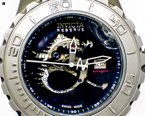 Before #43 Invicta Reserve Subaqua Automatic Polyurethane 0640 Model Prior to Restoration