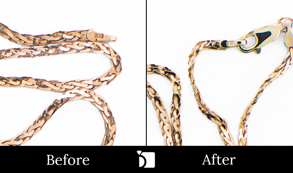 Before & After #49 - A Gold Chain Clasp Replacement