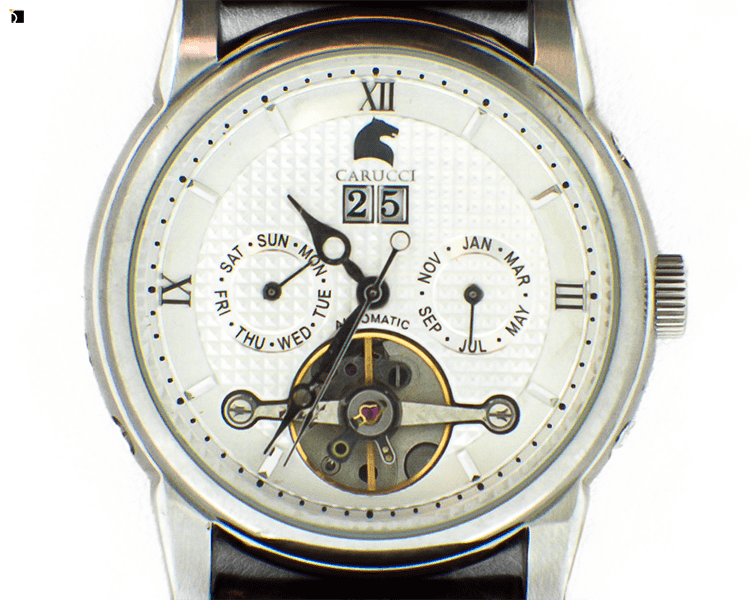 Before #57 Carucci Wristwatch Timepiece Prior to Premier Watch Repair Services