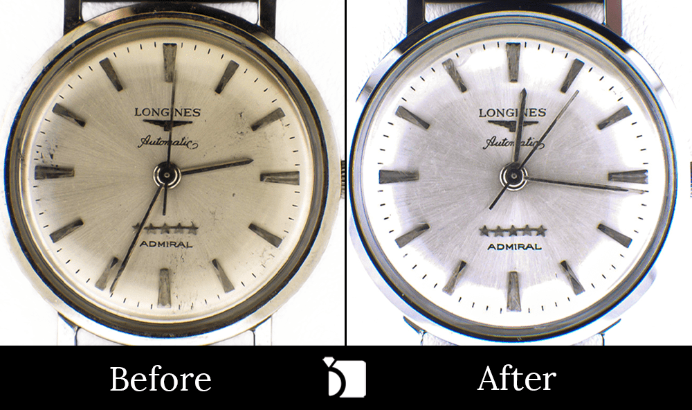 Before & After #60 Vintage Longines Timepiece Receiving Premier Watch Restoration Services