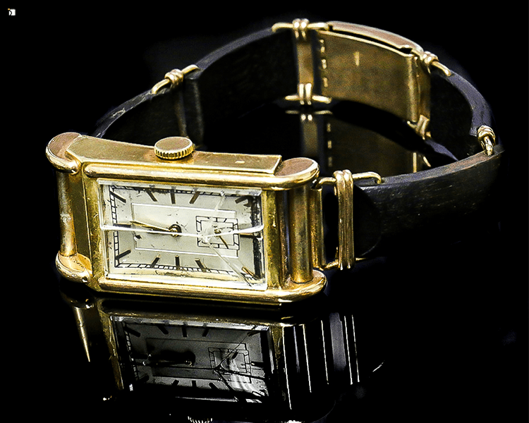 Before #109 Vintage Jules Jurgensen Timepiece Prior to Premier Vintage Watch Restoration Services
