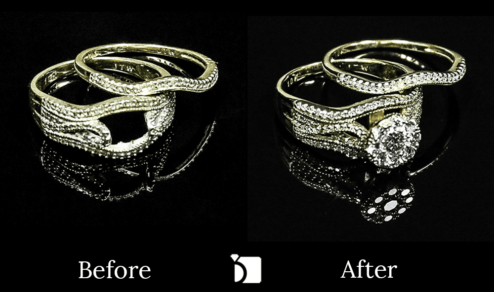 Before & After #114 10ky Diamond Wedding Ring Set Repair Transformation by Expert Craftsmen