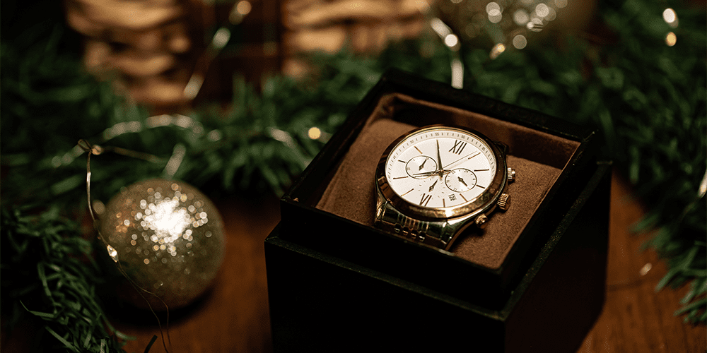 When You should get your dial refinish Winter Luxury Watch Timepiece Restored Holiday Gift Box