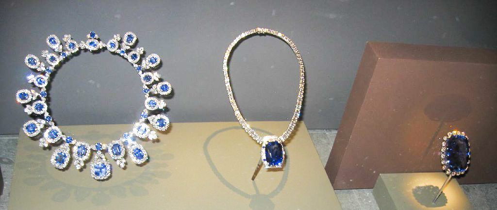 Image showcasing Cartier sapphire and diamond jewelry designed in the 1930s