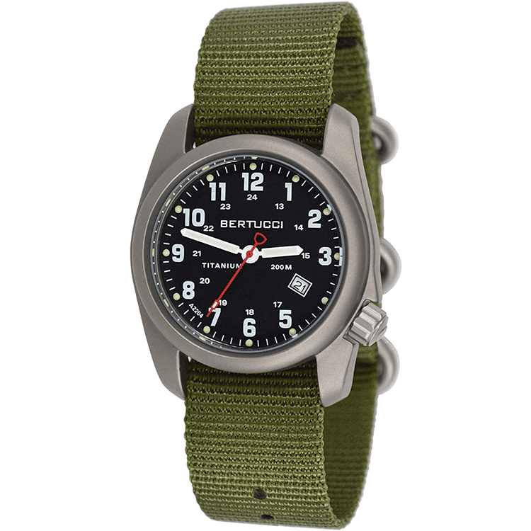 Bertucci A-2T Original Classic Watch Forest Green Military Timepiece The Last of Us Feature Image