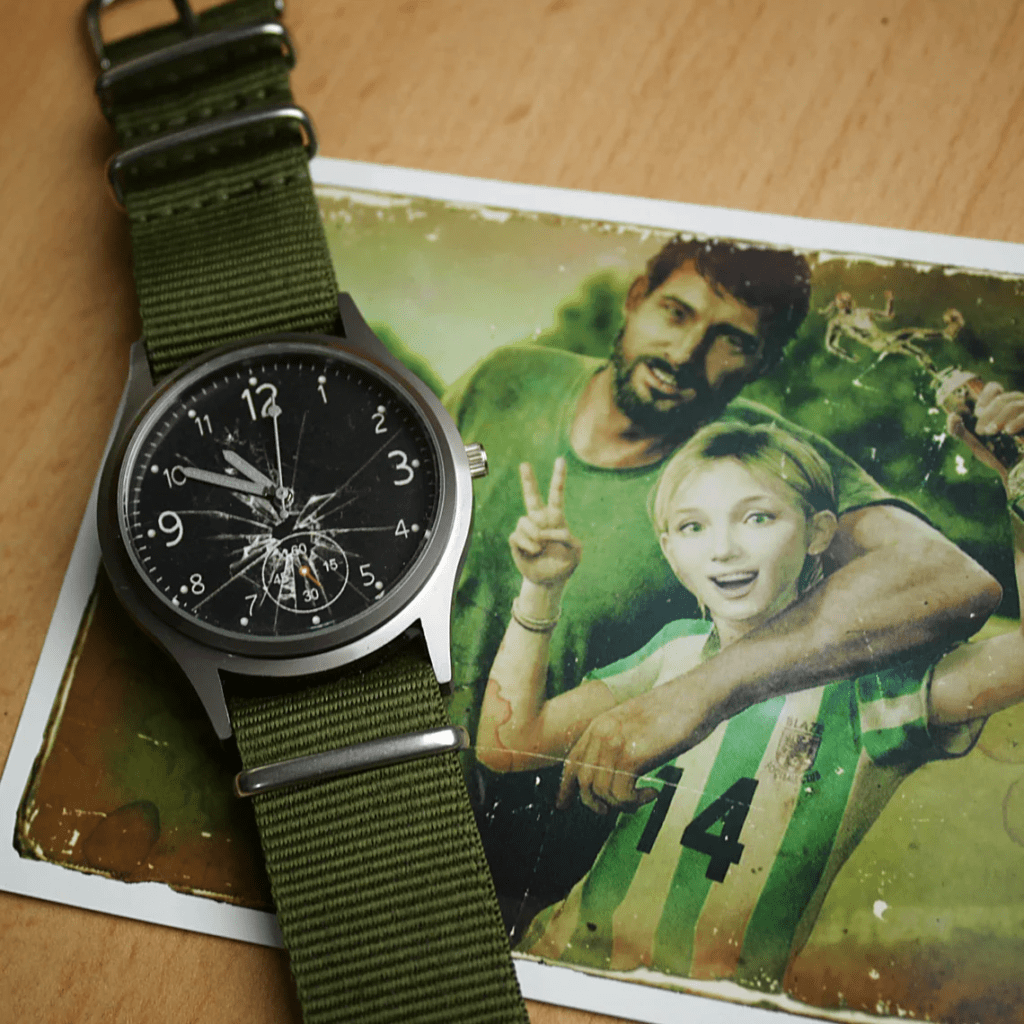 The Last of Us Joel's Watch Close Up with Joel & Sarah Photo by KhaleejGaming