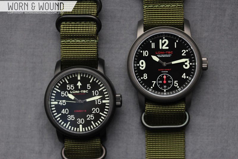 Lüm-Tec Combat B16 + Super Combat B2 Watch Timepieces