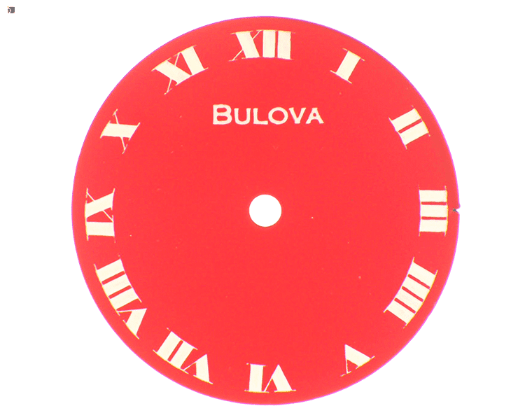After #144 Isolated Vintage Bulova Watch Dial Restored by Premier Dial Refinishing Restoration Services