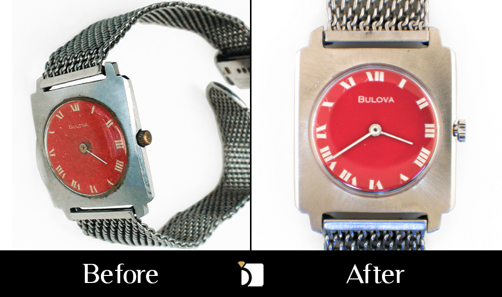Before & After #144 Vintage Manual Bulova Watch Timepiece Receiving Complete Restoration