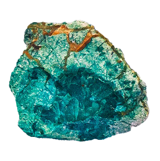 December Birthstone Isolated Single Loose Turquoise Gemstone