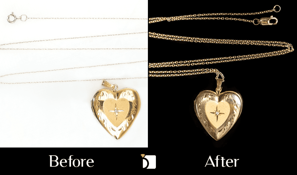 Before & After #49 - A Gold Chain Clasp Replacement