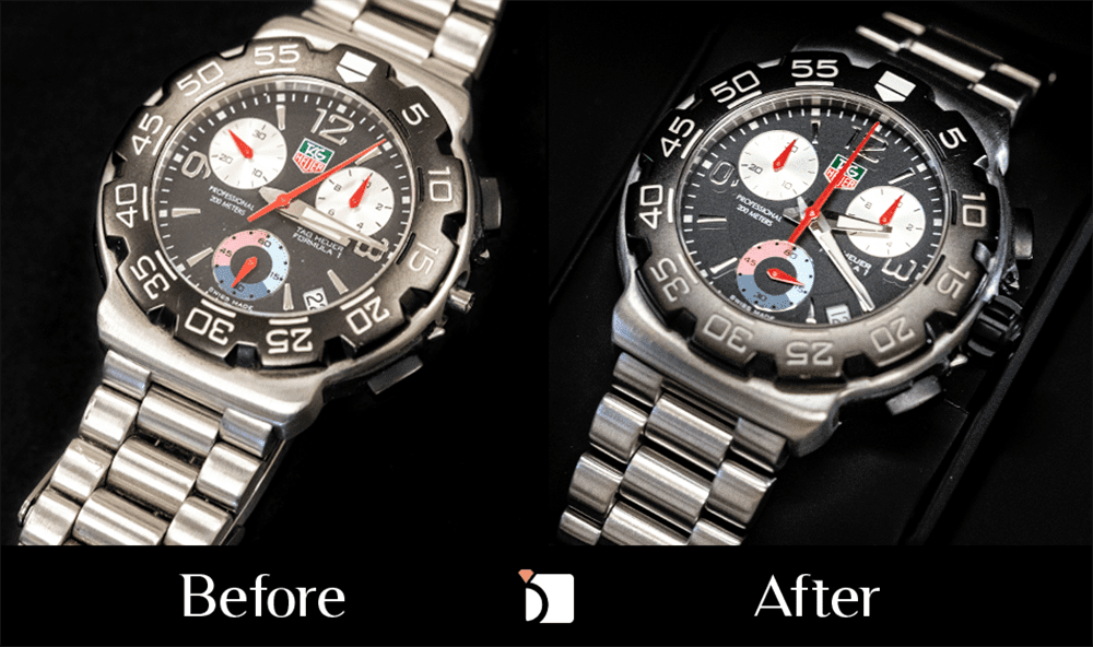 MJR Before & After #153 Tag Heuer Restoration