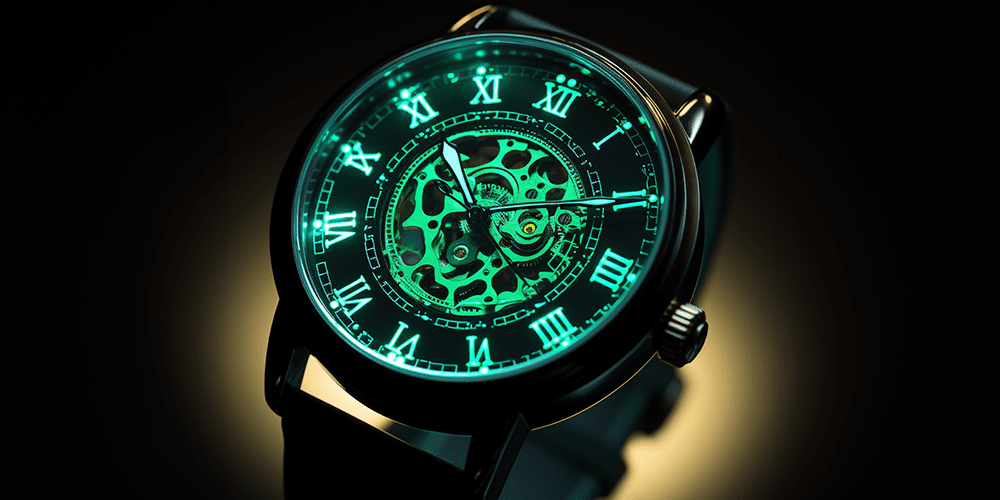 Glow in the Dark Radioactive Luminescent Timepiece Watch History