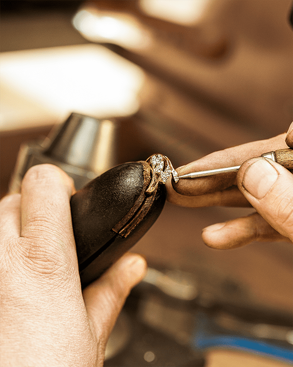 Master Jeweler Fixing Ring Gallery Rebuilding Ring Restoration Repair Services