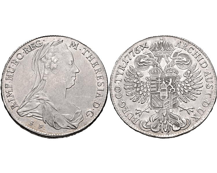 Maria Theresa Thaler MTT Silver Bullion Coin Wikimedia Feature Image