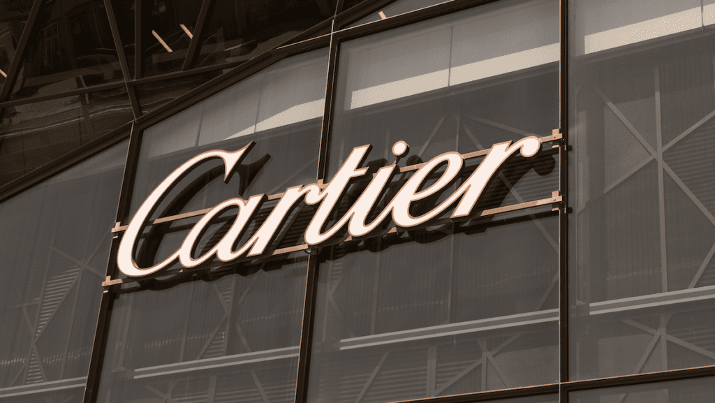Photo of Cartier sign