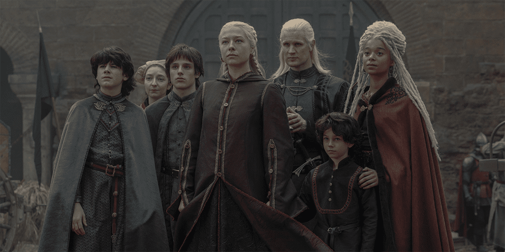 House Targaryen Rhaenyra Family Standing Together