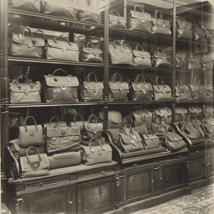 Photo of vintage Gucci store from the 1920s