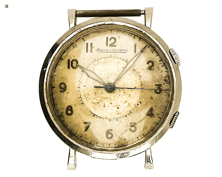 Before #166 Main View of Vintage Jaeger-LeCoultre Timepiece Prior to Restoration