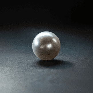 Photo of single cultured pearl