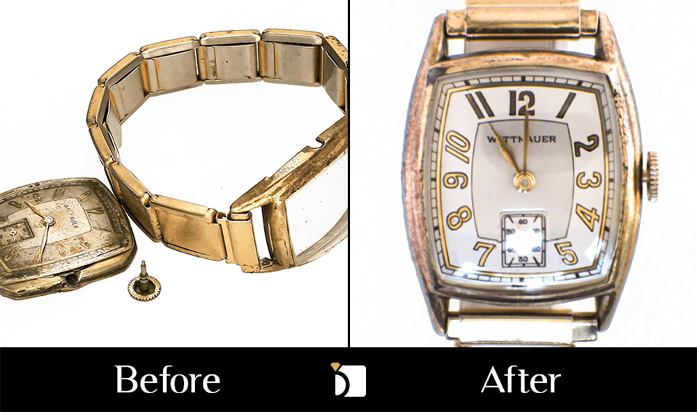 Before & After #172 Broken Down Vintage Wittnauer Timepiece Receiving Premier Watch Servicing